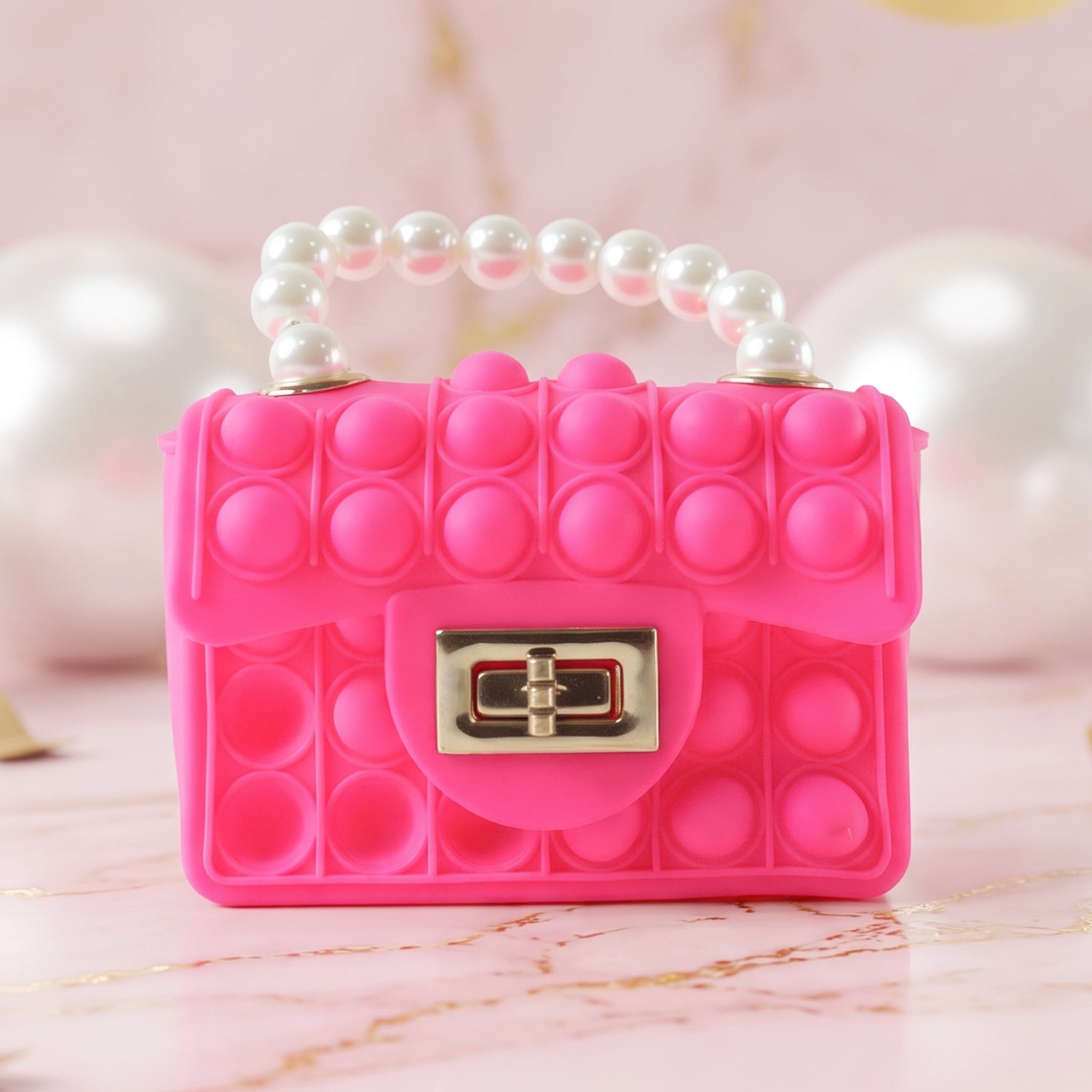 Pop it crossbody purse for kids parties and outings